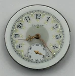 Elgin Grade 354 Model 2 Pocket Watch Movement Beautiful Dial Hunter Antique 0S. Fixed Price $46.96.