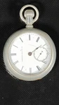 Antique Hampden Watch Co Pocket Running Silveroid Case Roman Dial C1891-93. Fixed Price $140.00.