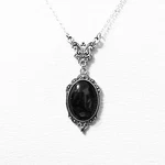 Vintage Gothic Red Quartz Pendant Necklace Women Halloween Vampire Choker Gift. Fixed Price $10.70.