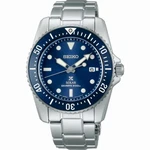 Seiko Prospex SNE585P1 Diver's 200M Watch Blue Date Steel Sapphire Sunray Scuba. Fixed Price $395.00.
