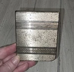 Vtg 40S-50S Elgin American Sterling Silver Cigarette Case Engine Turned 4OZ Usa. Fixed Price $255.00.