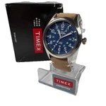 Timex Expedition Indiglo TW4B01800 Wr 50M Blue/brown Military Field Men's Watch. Fixed Price $53.99.
