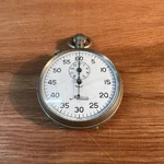 Minerva Vintage Stopwatch Pocket Mechanical Swiss Made Timer Chronograph. Fixed Price $168.33.