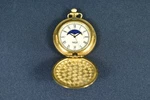 Vintage Citizen Pocket Watch Junction Moon Phase 6185-L09260 Japan, Sold As-is. Fixed Price $80.00.