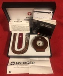 Vintage Wenger Swiss Militay Pocket Watch And Knife Set. Fixed Price $271.39.