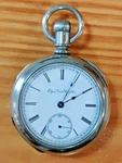1888 Elgin 18S Pocket Watch Model 5 Grade 43 11 Jewel Runs 138 Years Old. Fixed Price $180.00.