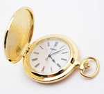 Near Mint Vintage Seiko Pocket Watch 7N21-0A00 45MM White Dial Gold Plated Jpn. Fixed Price $59.99.
