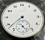 1920 Elgin 12S 7J Grade 303 Model Pocket Watch Movement Parts Or Repair. Fixed Price $29.99.