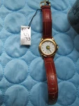 Watch Esp Bienne 40483 Men's Nib W/tags Bp Solar Brown Leather Strap Works. Fixed Price $15.00.