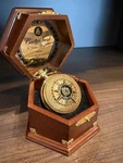 Franklin Mint, Cutty Sark Mens Pocket Watch With Chain And Wooden Chest. Fixed Price $120.00.