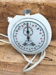 Vintage Westclox The Official 1/10 Second Stop Watch Racing Checkered Flags. Fixed Price $50.00.