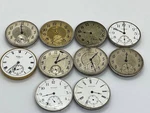 10 Waltham Pocket Watch Movement 12S. Fixed Price $126.00.