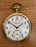 Admiral Pocket Watch Size 14 Gold Filled 17 Jewels. Fixed Price $218.15.