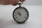 Antique Geo. C. Shreve & San Francisco Solid Silver Pocket Watch Serviced. Fixed Price $550.00.