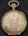 Antique Hampden Molly Stark Special 14K Gold Filled Hunter Pocket Watch 1905 Exc. Fixed Price $299.99.