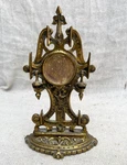 Antique Gothic Brass Pocket Watch Stand. Fixed Price $60.45.