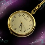 Seiko 2C21-0140 Gold Pocket Great Condition Watch Quartz Unisex Vintage Japan. Fixed Price $88.10.