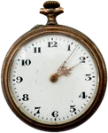 Antique U.h Beaded Mechanical Open Face Pocket Watch .800 Silverswiss. Fixed Price $39.55.