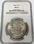 1888 Morgan Silver Dollar Uncirculated Ngc Ms 63. Fixed Price $130.00.
