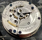 1894 Elgin 18S 11J Grade 43 Model 5 Pocket Watch Movement Parts Or Repair Ticks. Fixed Price $34.99.