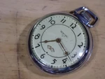 1954 Ingraham "sentinel Click" Pocket Watch Seco Meter Digital 2ND Runs. Fixed Price $38.00.