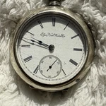 Antique 1894 Elgin Pocket Watch Grade 96 Size 18S - Running Train Case. Fixed Price $175.00.