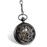 Unique Phoenix Dragon Skeleton Hand Winding Mechanical Pocket Watch Pendant. Fixed Price $25.99.