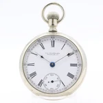 Antique 18S N.y. Standard 4 7 Jewel Mechanical Pocket Watch 31 Nickel Usa. Fixed Price $175.15.