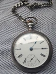 1880'S Waltham Wm Pocket Watch Sterling Silver Case Runs Strong. Fixed Price $399.99.