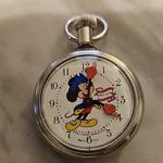 Vintage Disney Mickey Mouse 1976 Usa Bicentennial Quartz Pocket. Fixed Price $80.00.