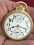 Elgin 21 Jewel B.w. Raymond Up & Down Railroad Pocket Watch With Rr Case. Fixed Price $1095.00.