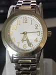 Accutime 4005LWM1 PC21J 29MM White Dial Woman Watch New Battery (#1493). Fixed Price $10.00.
