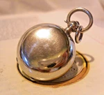 Pocket Watch Chain Fob Sovereign Case 1920S Dennison Antique Silver Nickel. Fixed Price $194.34.