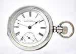 Antique Waltham 7213814 Pocket Watch Sawmill Case, 7J, Coin Silver Runs!. Fixed Price $274.99.