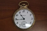 1922 Hamilton Grade 974 Model 16S 17J 14K Gold Filled Case Pocket Watch Runs. Fixed Price $185.00.