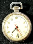 Video Runs Croton 17J Jewel 31MM Vintage Pocket Watch Sterling Silver Case. Fixed Price $139.99.