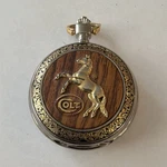 Franklin Mint Colt Army Peacemaker .45 Pocket Watch - Roman Numerals. Fixed Price $40.00.