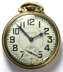 1949 Waltham Vanguard 23J 16S Railroad 10K Rgp Pocket Watch - Runs. Fixed Price $319.99.