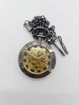 Shuhang Clear Face/back Roman Numeral Border Pocket Watch - Automatic. Fixed Price $20.42.