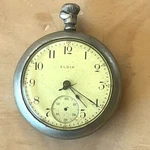 Vintage Elgin Pocket Watch Subdial Crown Stopper Parts Or Repair. Fixed Price $67.00.