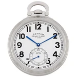 Gotham Men's Stainless Steel 17 Jewel Mechanical Railway Classic Pocket Watch. Fixed Price $179.95.