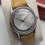 Vintage Men's Watch Polerouter Automatic 25 Jewels Swiss Made Silver Dial. Fixed Price $299.00.