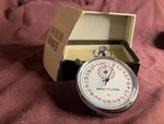 1974 Breitling Geneve 1/10 Stopwatch Working Box & Papers Dahnken Swiss Vintage. Fixed Price $499.95.