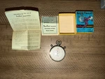 Hanhart Stopwatch Rare Circa 1970'S Timer, 2 Split Second Sweeps Made In Germany. Fixed Price $270.00.