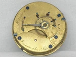 Scarce 18S Aurora 11 / 15 Jewel Indianapolis Pocket Watch Mov't & Dial, Running!. Fixed Price $95.00.