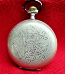 Antique Omega Pocket Watch 1908 Working Engraved Monogram. Fixed Price $460.00.