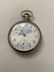Antique New Era U.s.a. Pocket Watch Steam Locomotive Dial & Case Workin. Fixed Price $289.00.