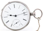 Tobias Liverpool, Fs Mathile Locle Silver Keywind Pocket Watch, 50.8MM, Runs(dh). Fixed Price $249.95.