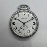 1941 Hamilton 2974B U.s. Govt WW2 Pocket Watch 16S 17J Mint Dial Hacking Runs. Fixed Price $435.00.