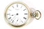 Waltham Pocket Watch Ps Bartlett Model 1883 S18 Open Face Silveroid Roman Dial. Fixed Price $149.99.